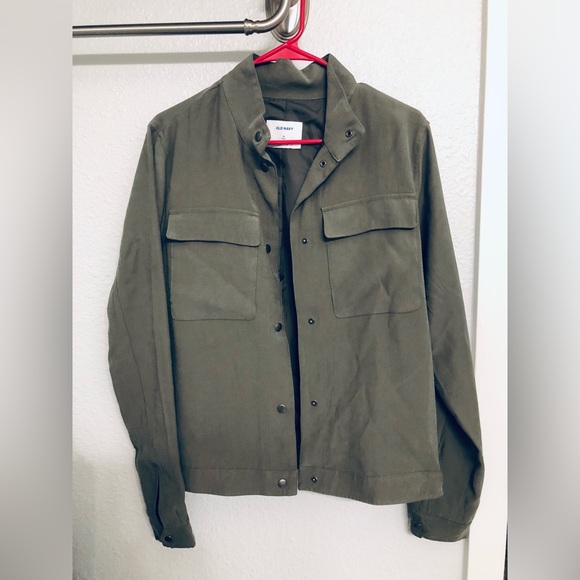 OLD NAVY Army green Blazer jacket! -Medium Tall- - Picture 1 of 10